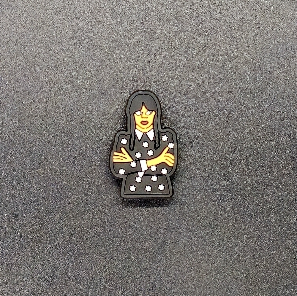 (5/$15) Wednesday Croc Charm